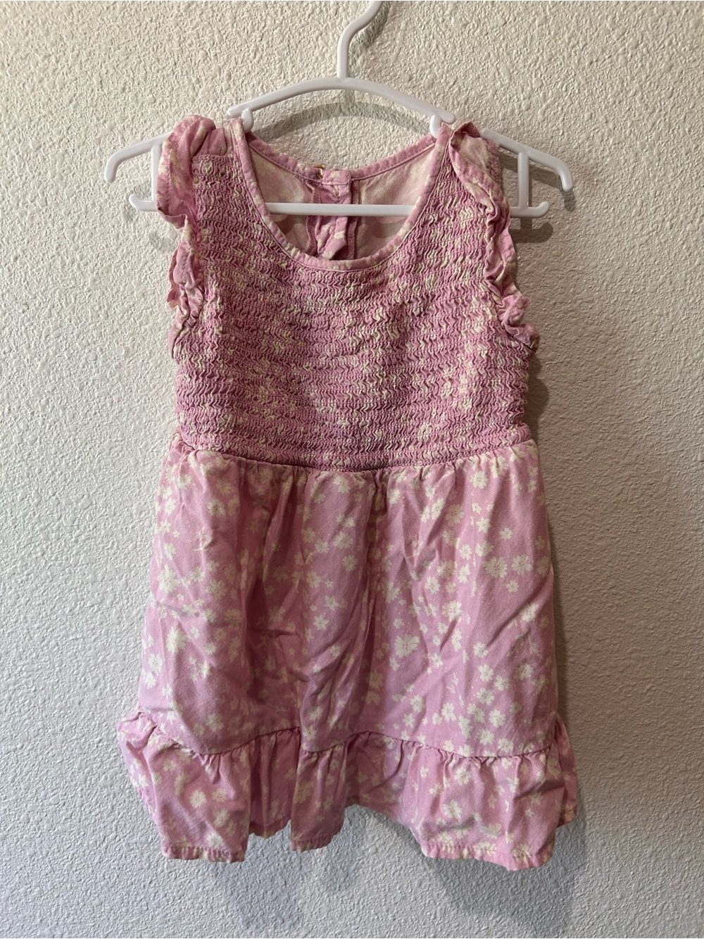 Floral Smocked Girls Dress